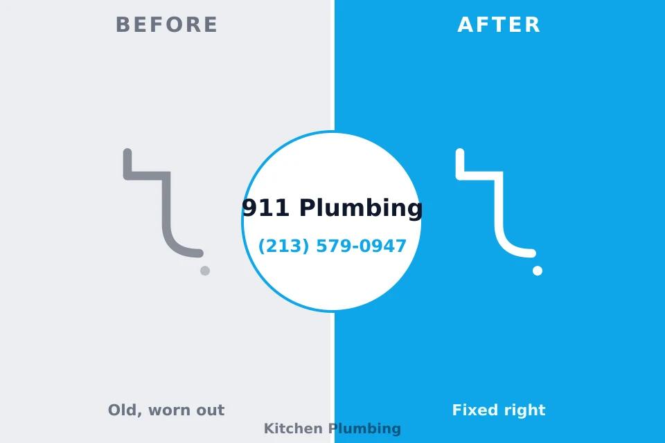 Before and after: plumbing repair Teutopolis, IL